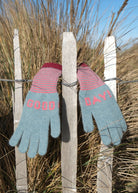 Gloves made with angora wool