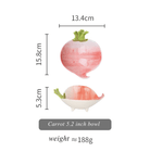 Vegetable Shape Snacks Sauce Dish Radish