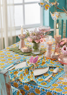 Block Print Tablecloth - Sunflower