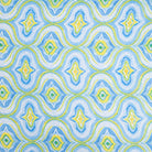 Bree Lightweight Scarf Blue Moroccan Tiles