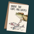 Cod's Pollocks Card - Congratulations Card - Well Done Card