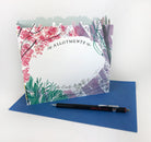 Blackbird 3D allotment card by Emily Sutton