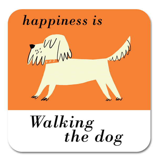 scruffy dog drink coaster