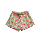 Jaipur Green & Pink Cotton Sleep Shorts