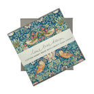 Single Boxed Hanky made with Liberty Tana Lawn Strawberry Thief Green - Unit of 3
