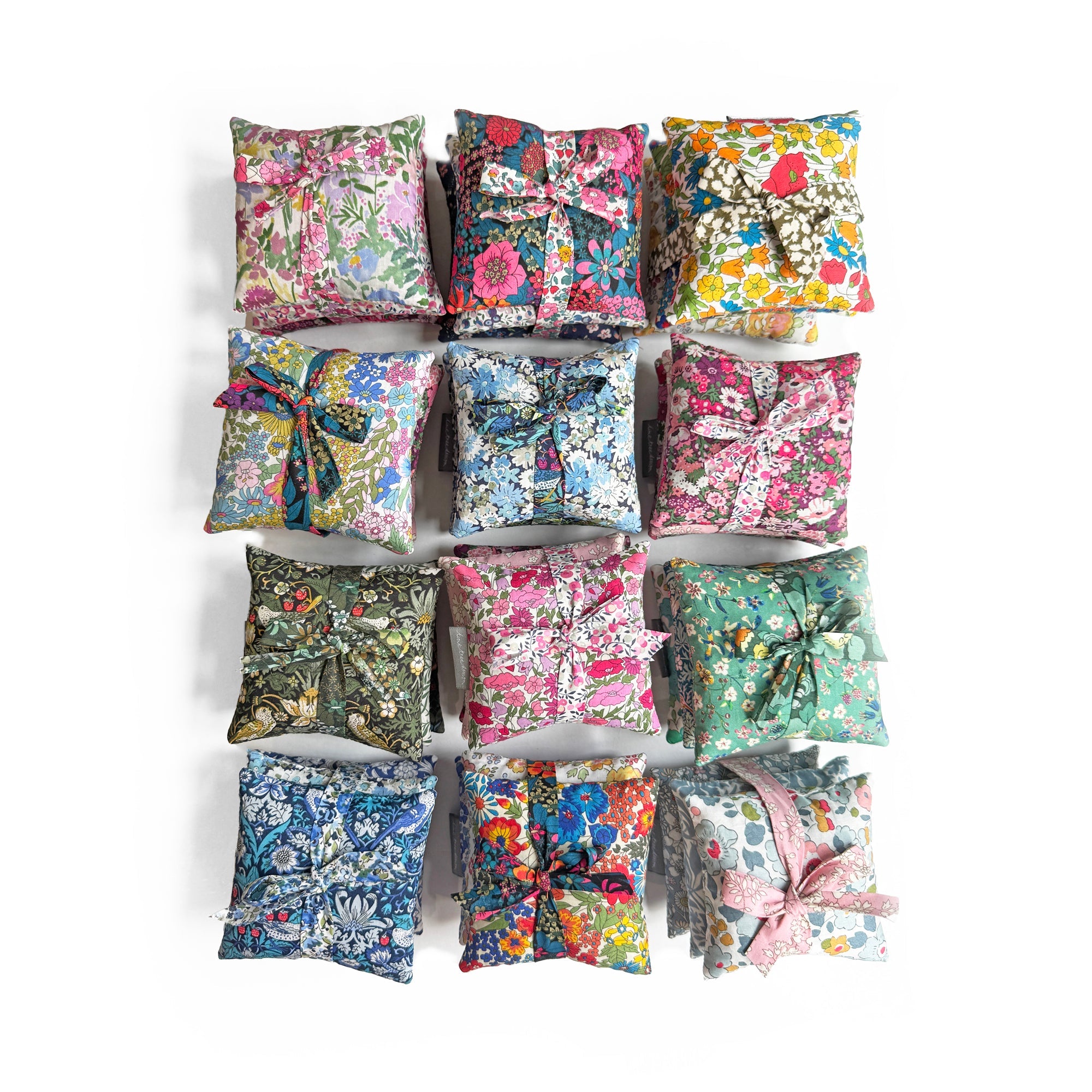 Stack of 3 Square Liberty Lavender Sachets