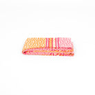 Lightweight Cotton Scarf - Hot Pink/Orange, Fan Colour Block