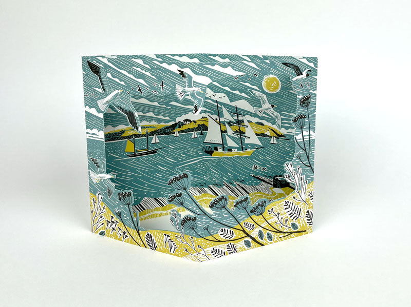 Tall Ships 3D Card by Matt Johnson