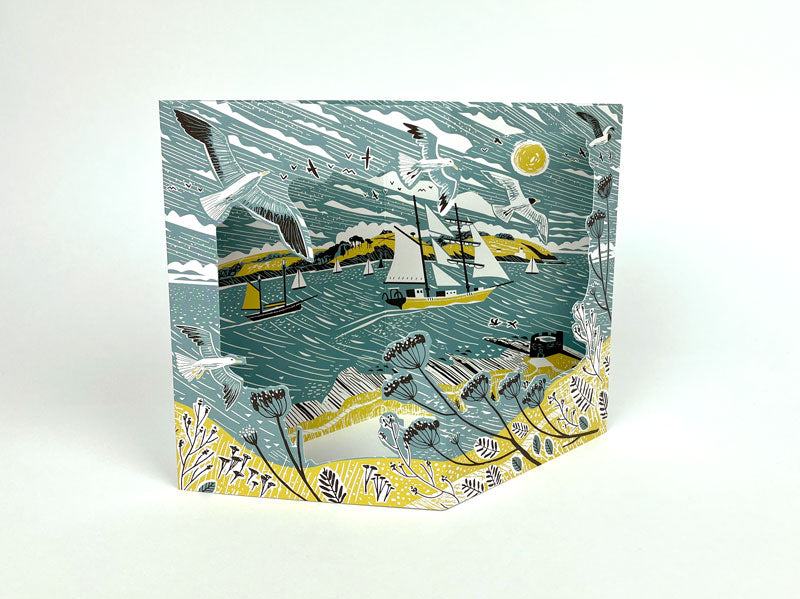 Tall Ships 3D Card by Matt Johnson