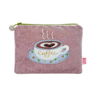 Coffee Velvet Coin Purse Pink