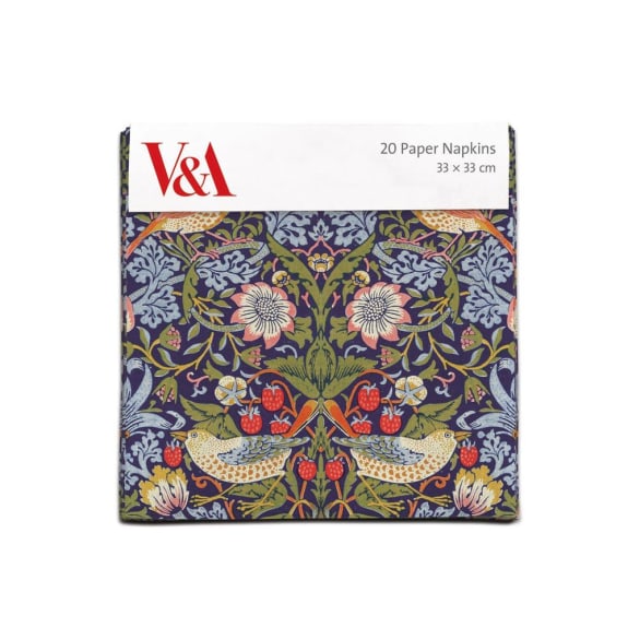 Paper Napkins pack of 20 - Strawberry Thief