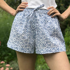 Blue Bud Sleep Shorts