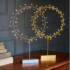wreath christmas table decoration light