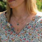 gold vermeil star necklace