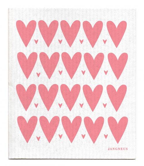 Blush-Pink-Mini-Heart dishcloth