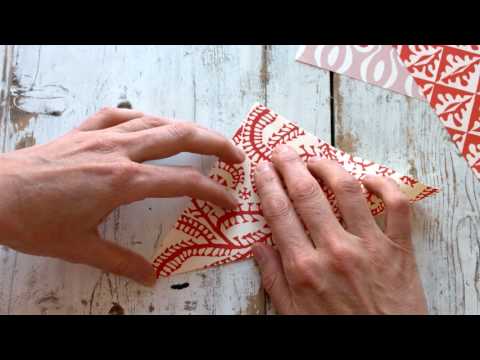 Video of folding butterfly