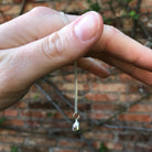 mini egg sterling silver necklace