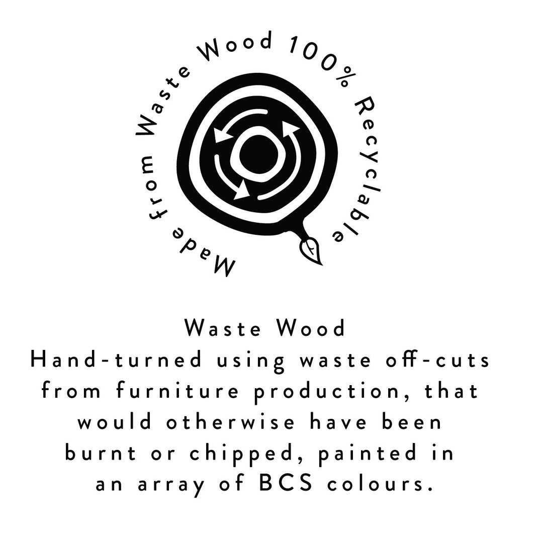 British Colour Standard Candle Holder Medium Oriental Red