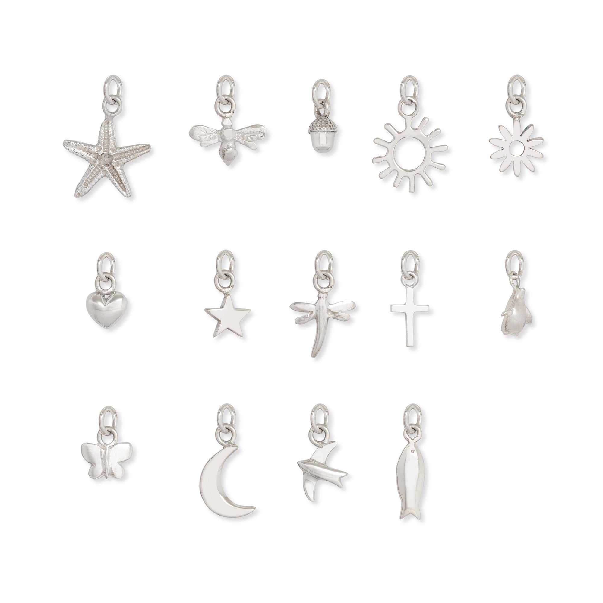 small sterling silver charms