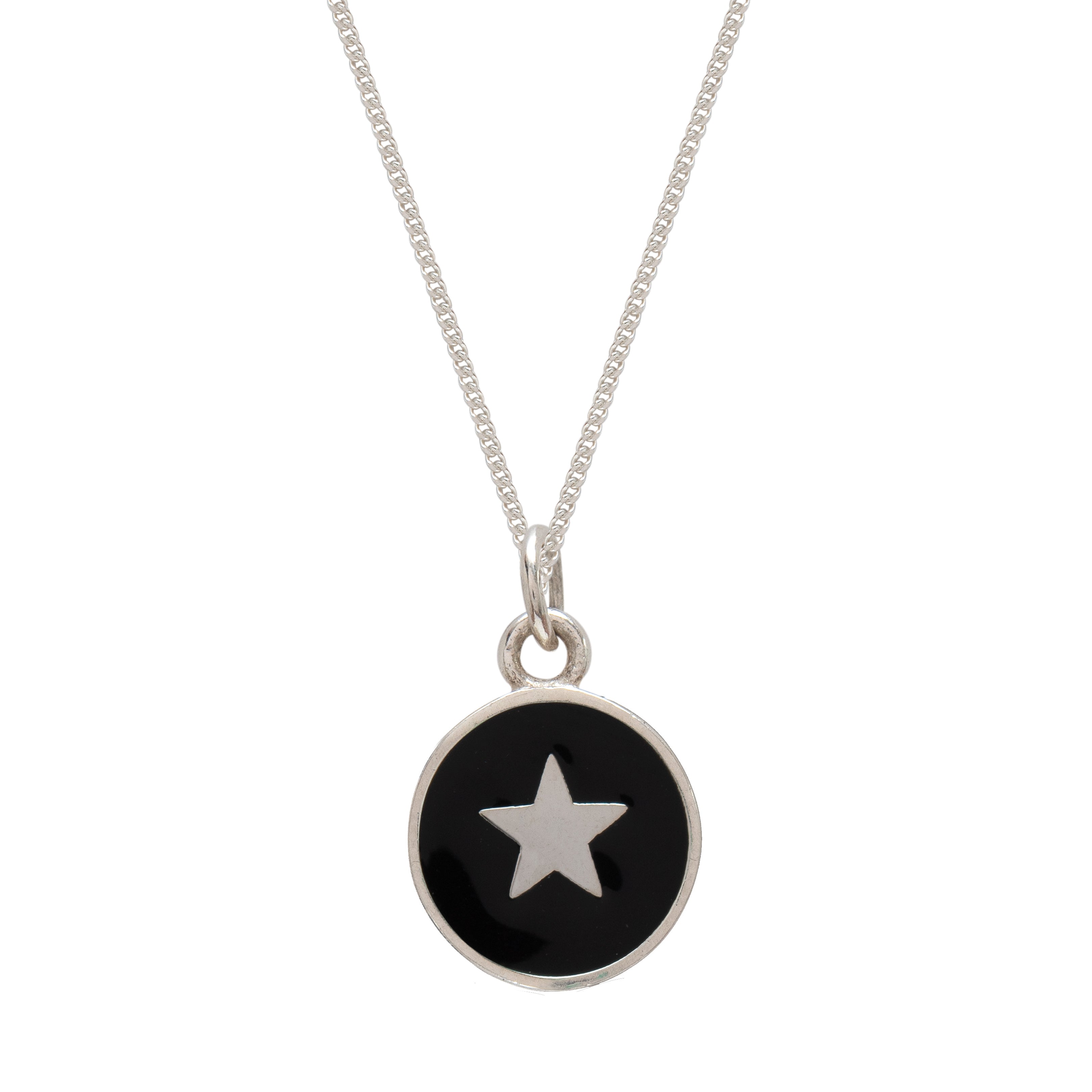 black star necklace