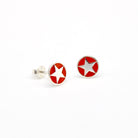 Red Star Earrings