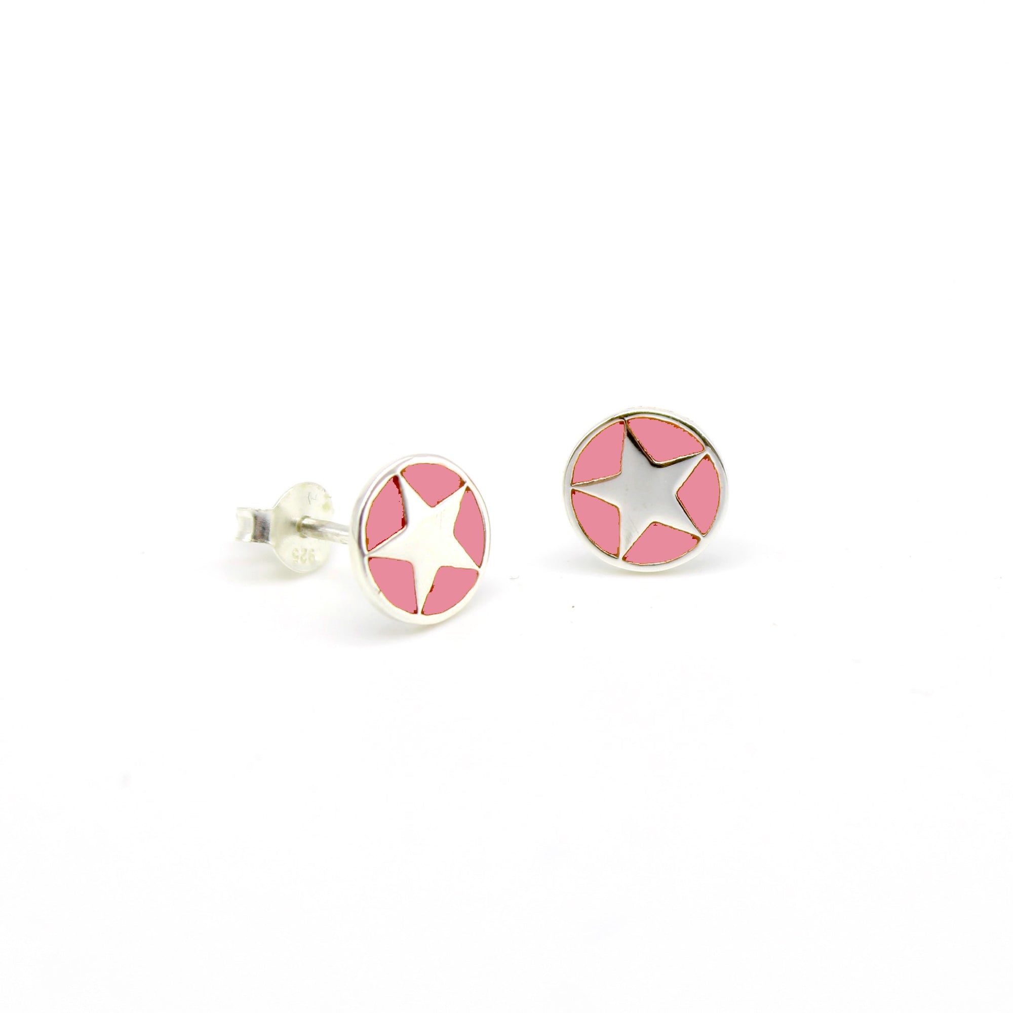 Pink Star Earring