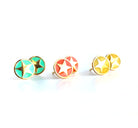 Enamel Star Studs Earrings