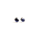 Mini Birthstone Stud Earrings Sterling Silver