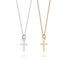 Mini cross necklace