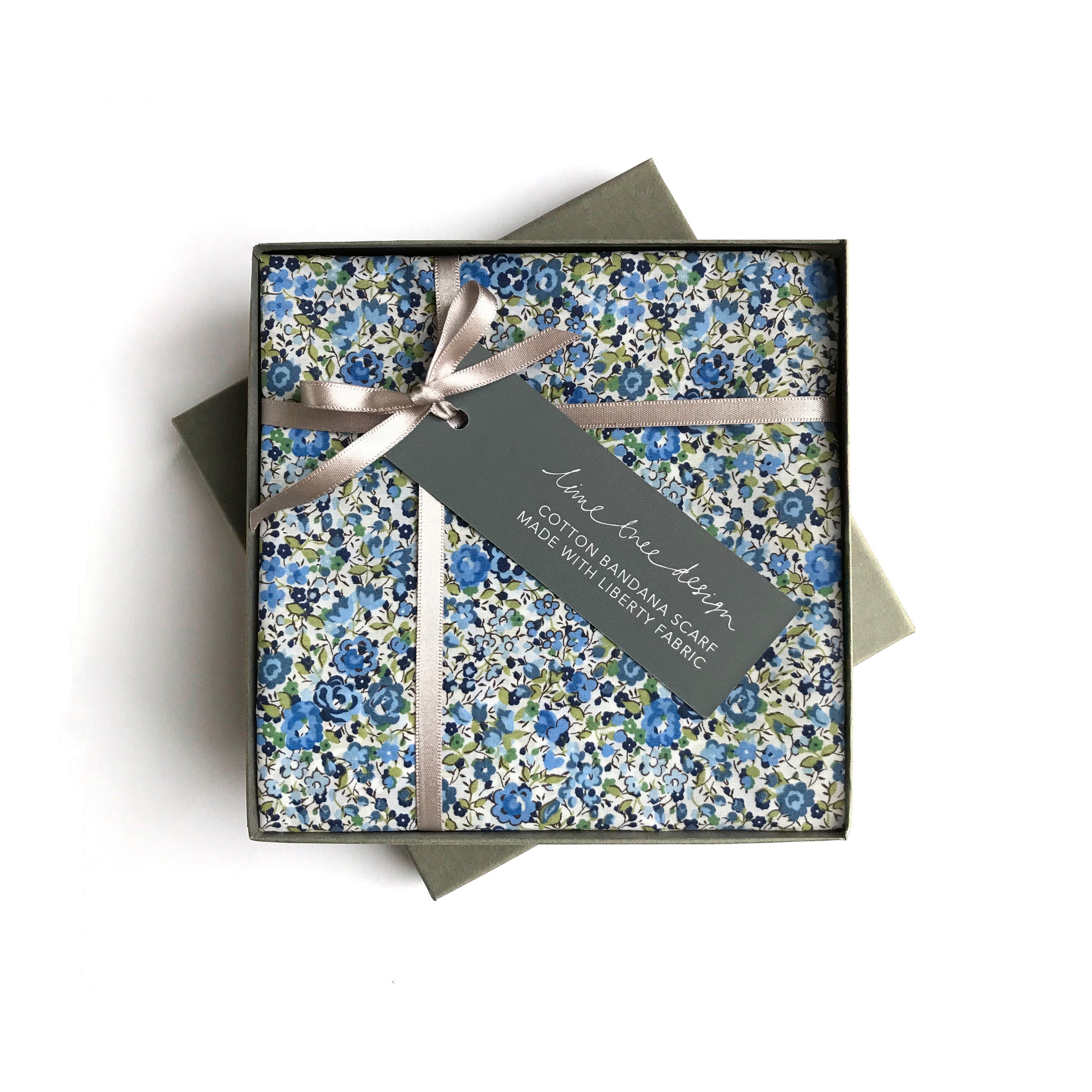 liberty fabric bandana head scarf