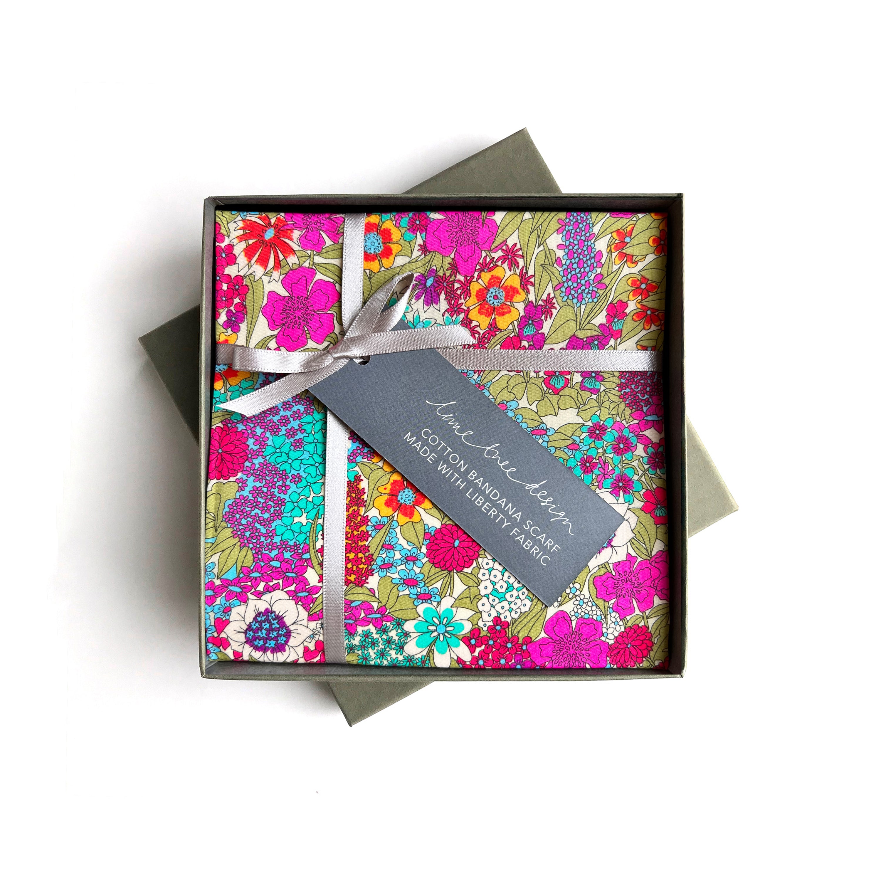 liberty fabric bandana head scarf