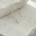 mini solid silver necklace