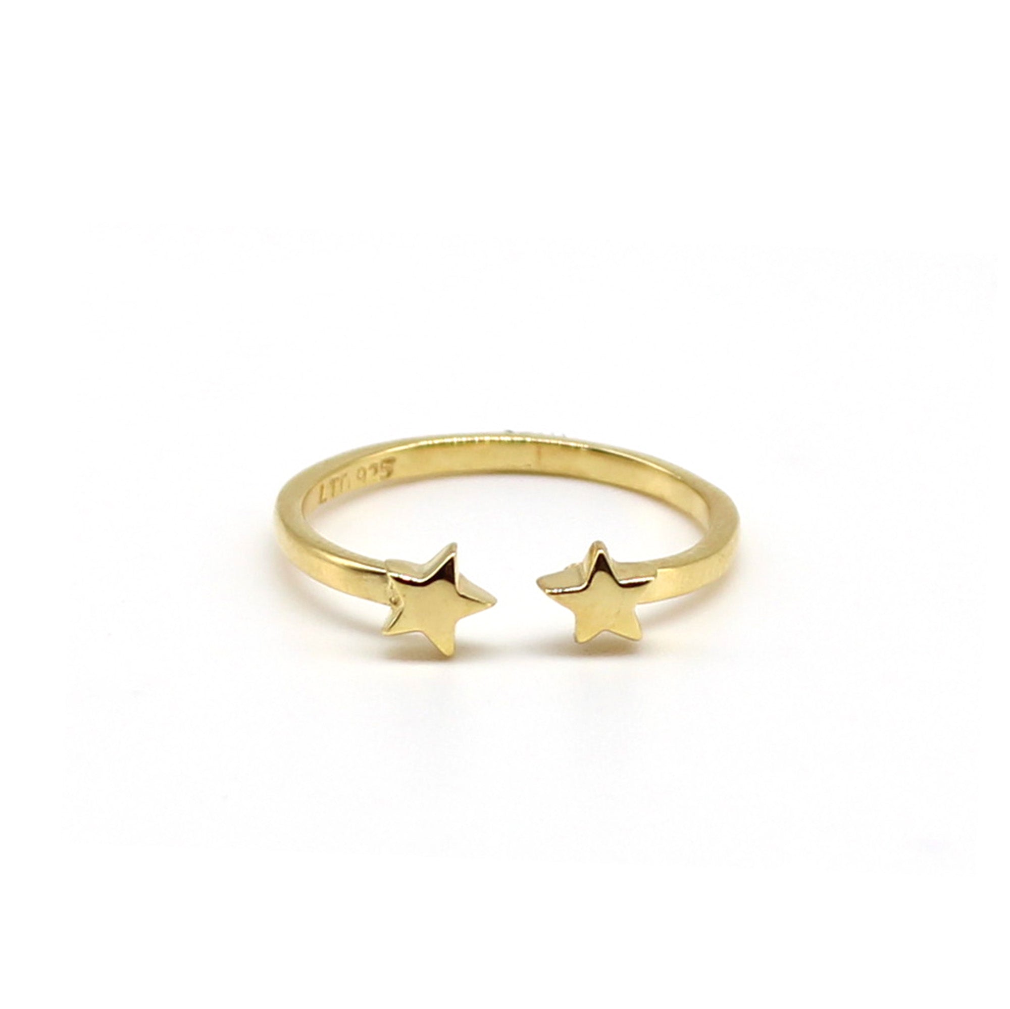 gold star ring