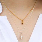 Acorn Pendant Necklace Sterling Silver