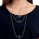différent types of necklace lengths