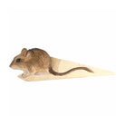 wooden mouse doorstop