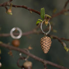 pine cone keyring 