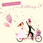 Congratulation Card Bicycle Made For Two