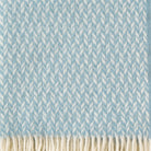 Lovik Heavenly Blue Recycled Wool & Lambswool Throw