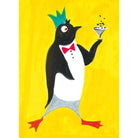 Penguin and Cocktail card