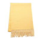 Yellow Plain Scarf