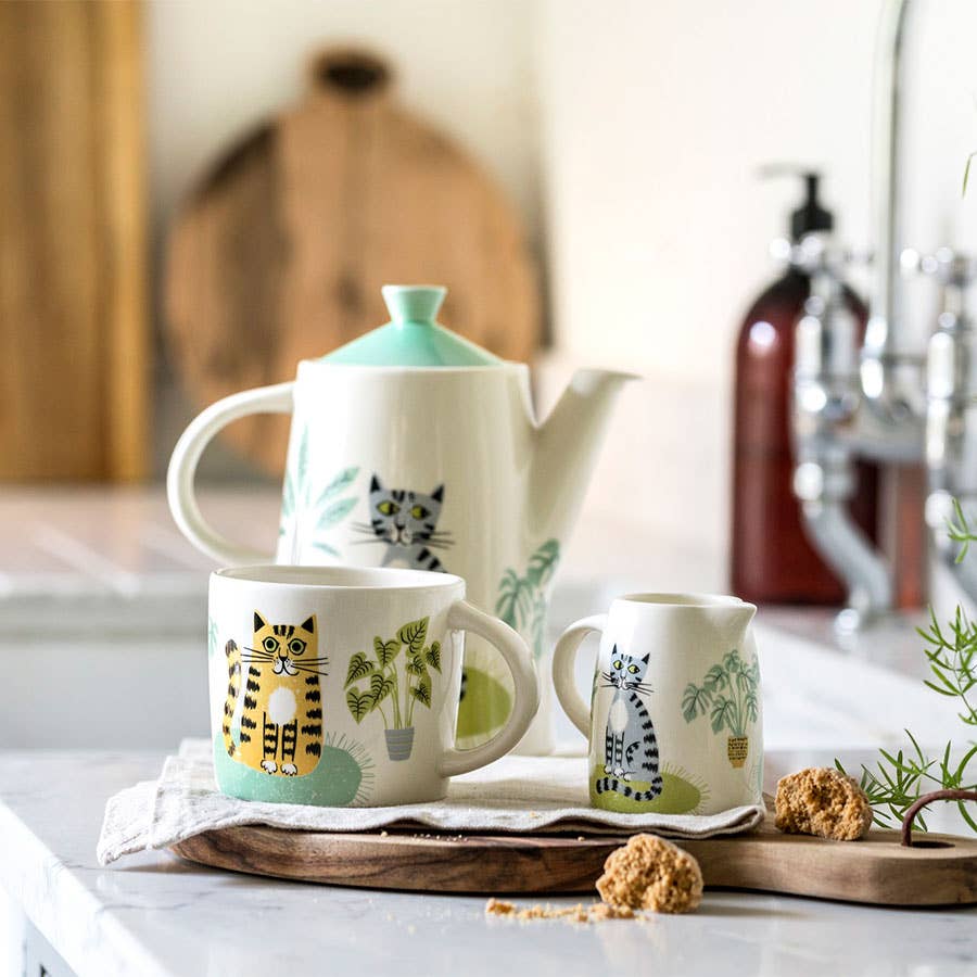 Handmade Ceramic Cat Mug