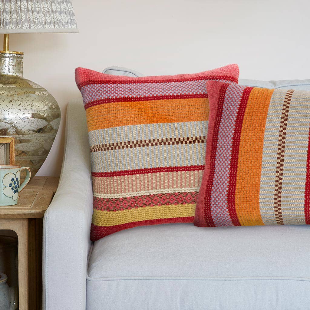 Darjeeling Rainbow Cushion: 45cm x 45cm