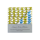 olive and blue bird bandana