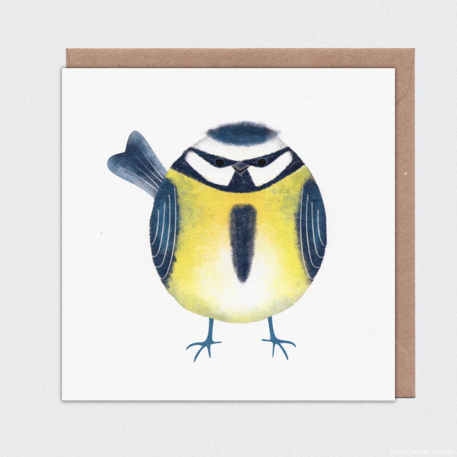 Blue Tit Everyday Card: Garden Birds Collection