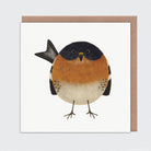 Brambling Square Card: Garden Birds Collection