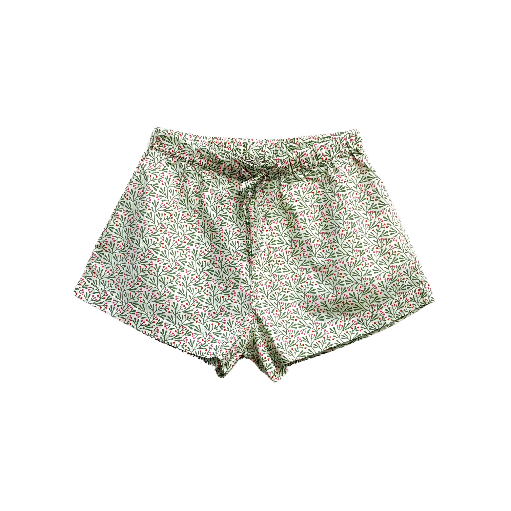 Green Berry Sleep Shorts