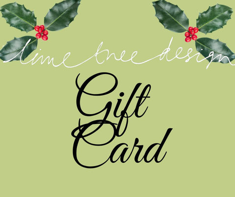 *NEW Lime Tree Design Gift Card