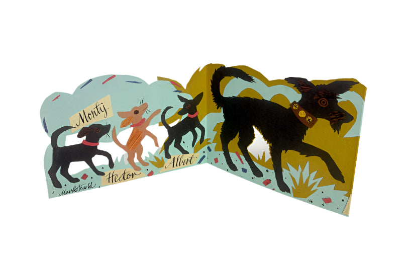 Puppy Parade Card by Mark Hearld