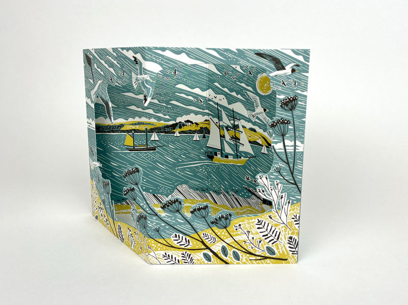 Tall Ships 3D Card by Matt Johnson